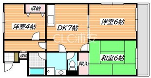 サンハイツ富士見の物件間取画像